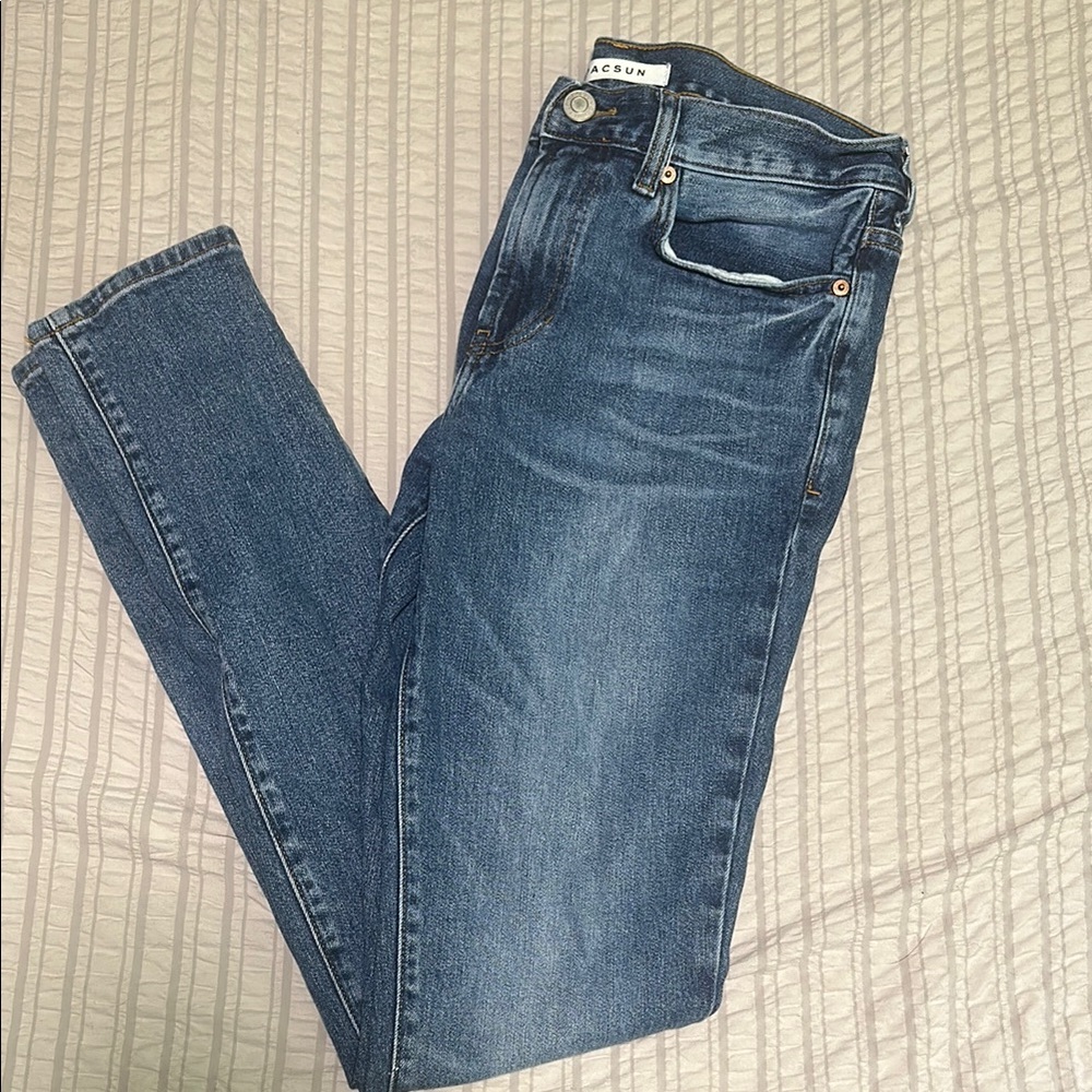 PacSun Blue Skinny Jeans Classic Denim